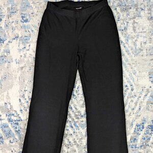 SHAPE FX Solid BLACK shaper support PANTS cotton/poly/spandex Size Small